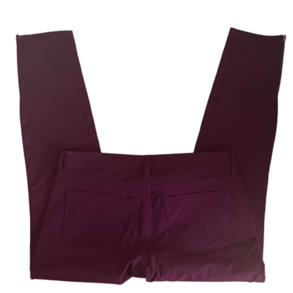 Banana Republic Burgundy Sloane Ankle Pants - 4P - Picture 4 of 8